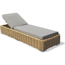 Bain De Soleil Jardin Borabora En Résine Tressée Marron - Manutan Collectivités
