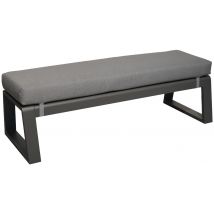 Banc Le Marseille Avec Coussins Châssis Grey/assise Grise - Manutan Collectivités