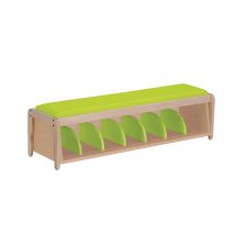Banc D'accueil Lili Assise Mousse Coloris Vert - Manutan Collectivités