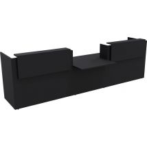 Banque D'accueil Filia + Pmr Centré 3,8 M Noir - Manutan Collectivités