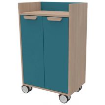 Banque D'accueil Mobile Filou Turquoise - Manutan Collectivités