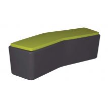 Siège Rezo Banquette 3 Places Coussin Assise Absinthe 9433 - Manutan Collectivités