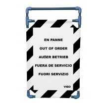 Barrière D'intervention Pvc 1 Panneau Logo En Panne - Manutan Collectivités