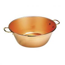 Bassine À Confiture Cuivre Ø 350mm À Poignées - Manutan Collectivités