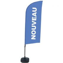 Beach Flag Base Remplissable Nouveau - Français - Bleu - Manutan Collectivités