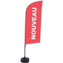 Beach Flag Base Remplissable Nouveau - Français - Rouge - Manutan Collectivités