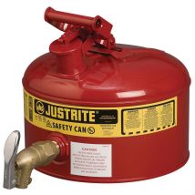 Bidon Distributeur De Sécurité Rouge - Robinet Galvanisé 8l - Manutan Collectivités