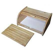 Boîte À Pain Avec Planche À Découper Amovible En Bois - Manutan Collectivités