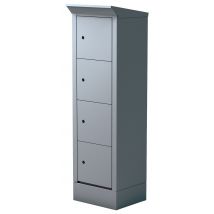 Borne De Recharge E-bike Ip44 Serrure À Clé Aluminium - Manutan Collectivités