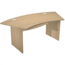 Bureau De Direction Avec Pieds Panneaux Visual - Chêne - Manutan Collectivités