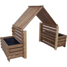 Cabane Végétalisée Réhaussée - Manutan Collectivités