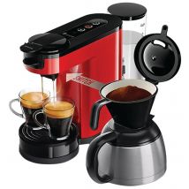 Cafetière 7 Tasses Rouge - Senseo Switch - Hd6592.85 - 1450 W - Philips - Manutan Collectivités