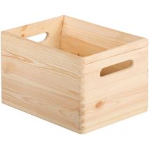 Caisse De Rangement Bois - 22,3 L - Manutan Collectivités