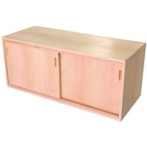 Caisson 2 Portes Coulissantes Pour Établi Bricoleur L. 1200 Ou 1500 Mm - Manutan Collectivités