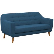 Canapé 2 Places Alix Tissu Polyester Bleu Canard - Manutan Collectivités