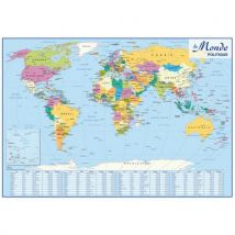 Carte Souple Recto/verso Europe/monde - Manutan Collectivités