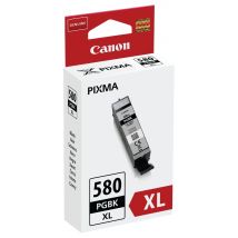 Cartouche Jet D'encre Pgi-580pgbk Xl Noir Pigmenté - Canon - Manutan Collectivités