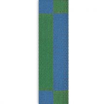 Ceinture De Karaté Coloris Bicolore À Damier - Rouleau 50 M Vert-bleu - Manutan Collectivités