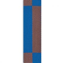 Ceinture De Karaté Coloris Bicolore À Damier Rouleau 50 M Bleu-marron - Manutan Collectivités