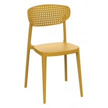 Chaise Aire Polypropylène - Jaune Moutarde - Manutan Collectivités