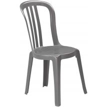 Chaise Bistrot - Anthracite - Manutan Collectivités