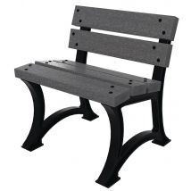 Chaise City 65 Cm Montée Gris - Pieds Noirs - Manutan Collectivités