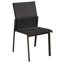 Chaise Delia Tpep/alu - Noir/graphite - Manutan Collectivités