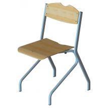 Chaise Elodie Appui Sur Table Taille 6 Gris Alu - Manutan Collectivités