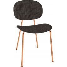 Chaise Tondina Cuivrée Ass/dos Tissu Byte Marron - Manutan Collectivités