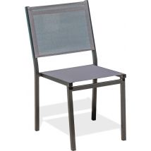 Chaise Jardin Tolede Empilable Gris Anthracite - Manutan Collectivités