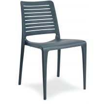 Chaise Jardin Empilable Gris Anthracite Park - Manutan Collectivités