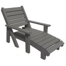 Chaise Longue Confort Equateur - Gris - Manutan Collectivités