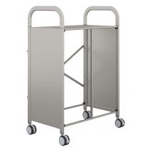 Chariot Callero 2 Colonnes Sans Bacs Ni Glissières 73x45,5x106,5 Gris-gratnells - Manutan Collectivités
