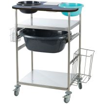 Chariot Optimum Bleu Pour La Petite Toilette Et La Collecte Du Linge - Manutan Collectivités