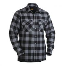 Chemise Flanelle Doublée - Blaklader - Taille : L - Noir/gris - Manutan Collectivités