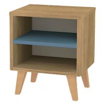 Chevet Silphy 1 Niche + 1 Tablette Bleu - Manutan Collectivités