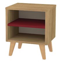 Chevet Silphy 1 Niche + 1 Tablette Brique - Manutan Collectivités