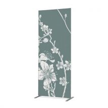 Cloison Déco En Tissu 100-200 Fleurs De Cerisier Japonais Vert - Manutan Collectivités