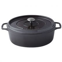 Cocotte En Fonte Ovale 31 Cm -invicta- Taupe - Manutan Collectivités