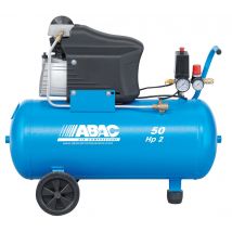 Compresseur Mobile Abac France À Entraînement Direct 2cv - 50 Litres - Manutan Collectivités