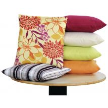 Coussin 45x45 Cm Uni Framboise - Manutan Collectivités