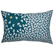 Coussin Trèfle 68 X 44 Cm - Bleu Canard - Manutan Collectivités