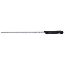 Couteau À Saumon Noir Lame Alvéolée L 310mm - Manutan Collectivités