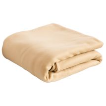 Couverture Polaire 350 G/m² 220x240 Cm 100% Polyester Non Feu Chamois - Manutan Collectivités