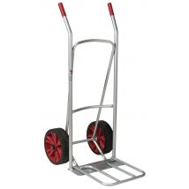 Diable Acier Bavette Mixte - Roues Flex Lite - Force 200 Kg - Manutan Collectivités