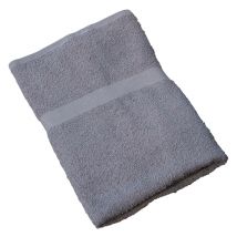 Draps De Bain Éponge 140x70 Cm Gris - Manutan Collectivités