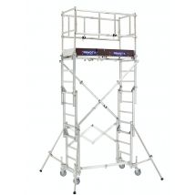 Echafaudage Aluminium X Tower Hauteur De Travail 4 M - Manutan Collectivités