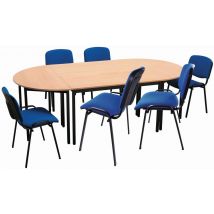 Ensemble De Table De Réunion 2 Tables Et 6 Chaises - Manutan Collectivités
