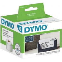 Etiquette Dymo Labelwriter - Badges Nominatifs (non Adhésives) - Blanc - Manutan Collectivités
