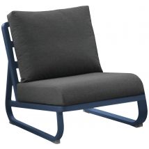Fauteuil Antonino - Bleu Coussin Gris - Manutan Collectivités